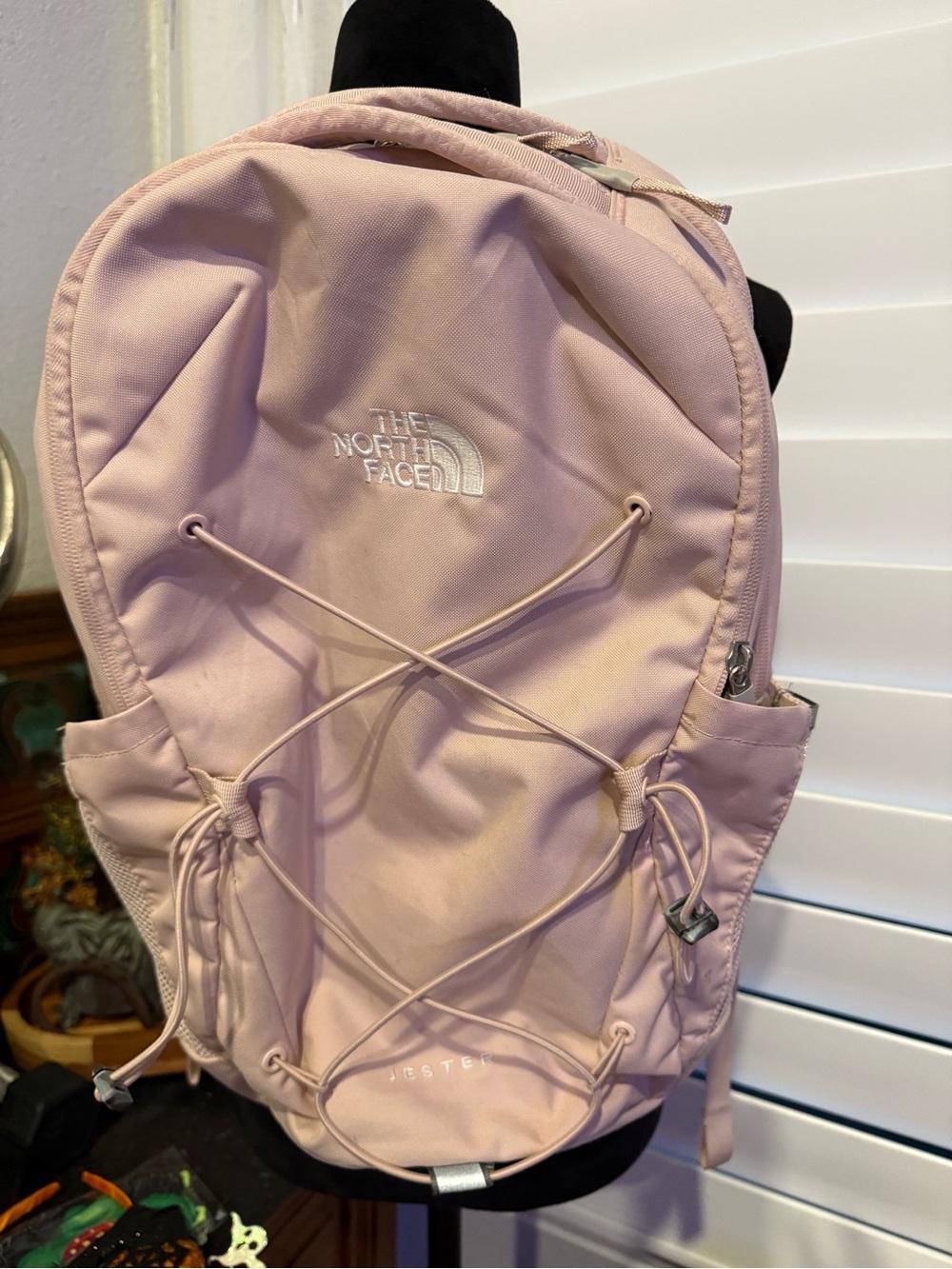 The North Face Jester Backpack Blush Pink Daypack Laptop School Hiking